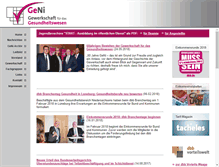 Tablet Screenshot of geni-online.de